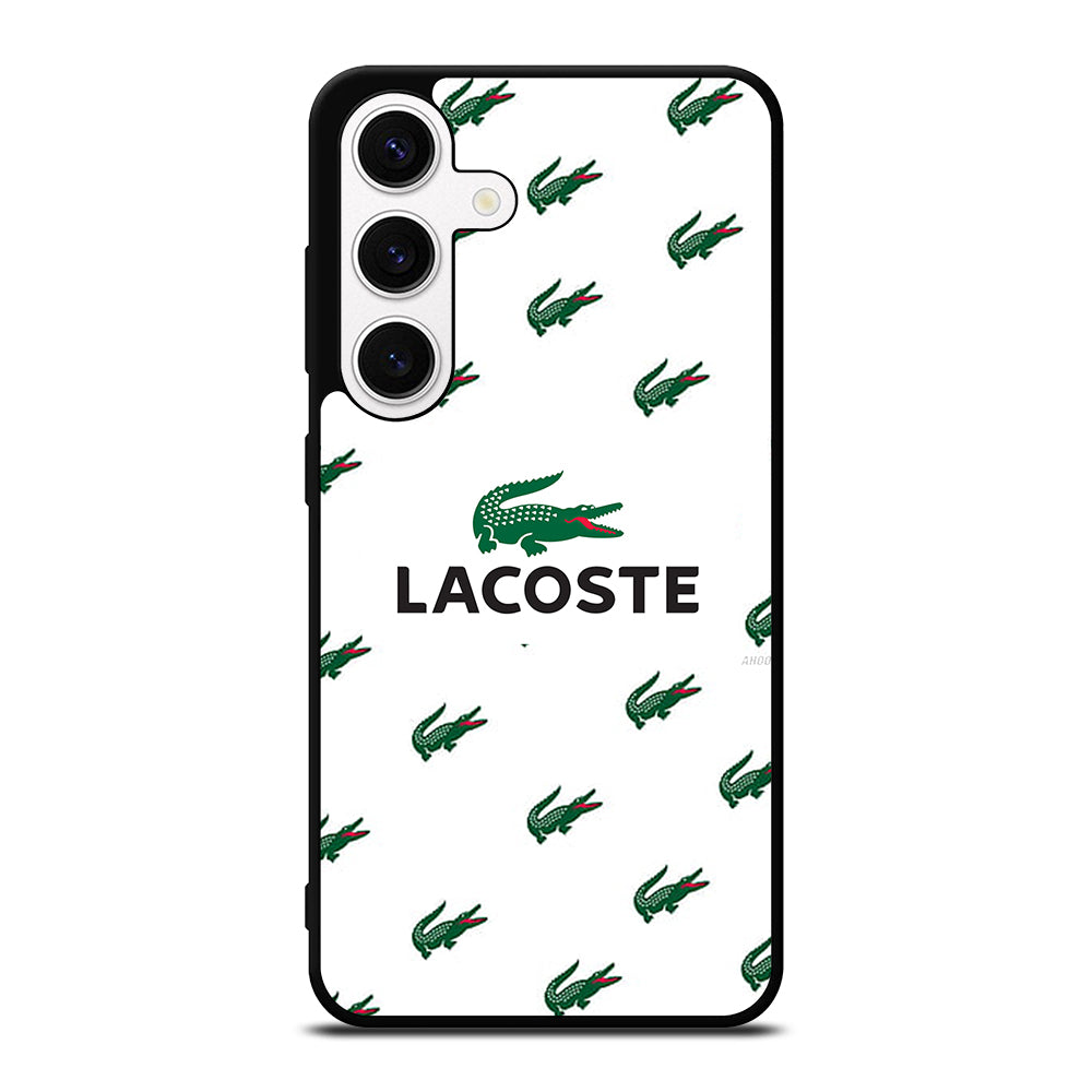 LACOSTE LOGO PATTERN Samsung Galaxy S24 Case Cover