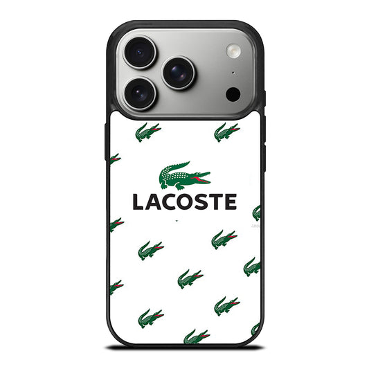 LACOSTE LOGO PATTERN iPhone 17 Pro Case Cover