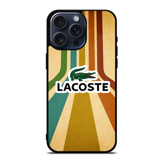 LACOSTE LOGO STRIPPE iPhone 15 Pro Max Case Cover