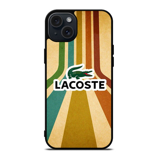 LACOSTE LOGO STRIPPE iPhone 15 Plus Case Cover