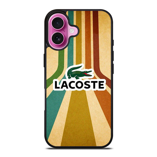 LACOSTE LOGO STRIPPE iPhone 16 Plus Case Cover