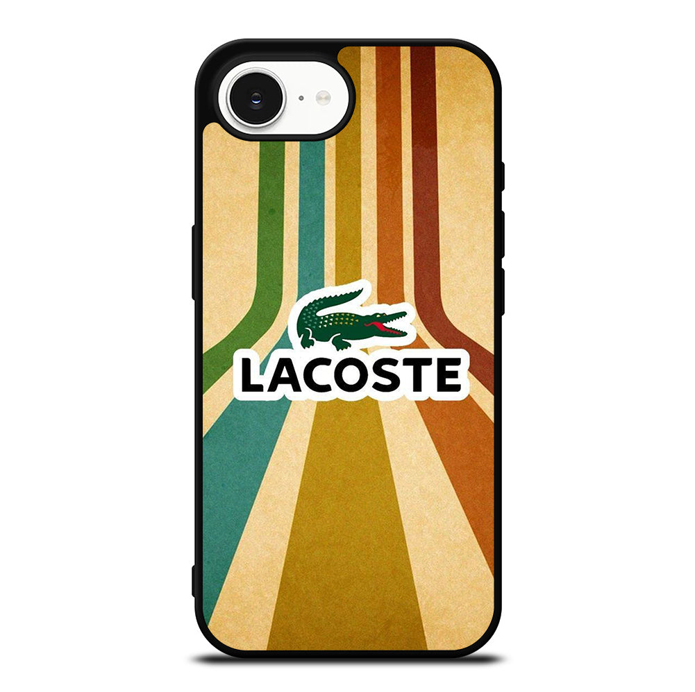 LACOSTE LOGO STRIPPE iPhone 16e Case Cover