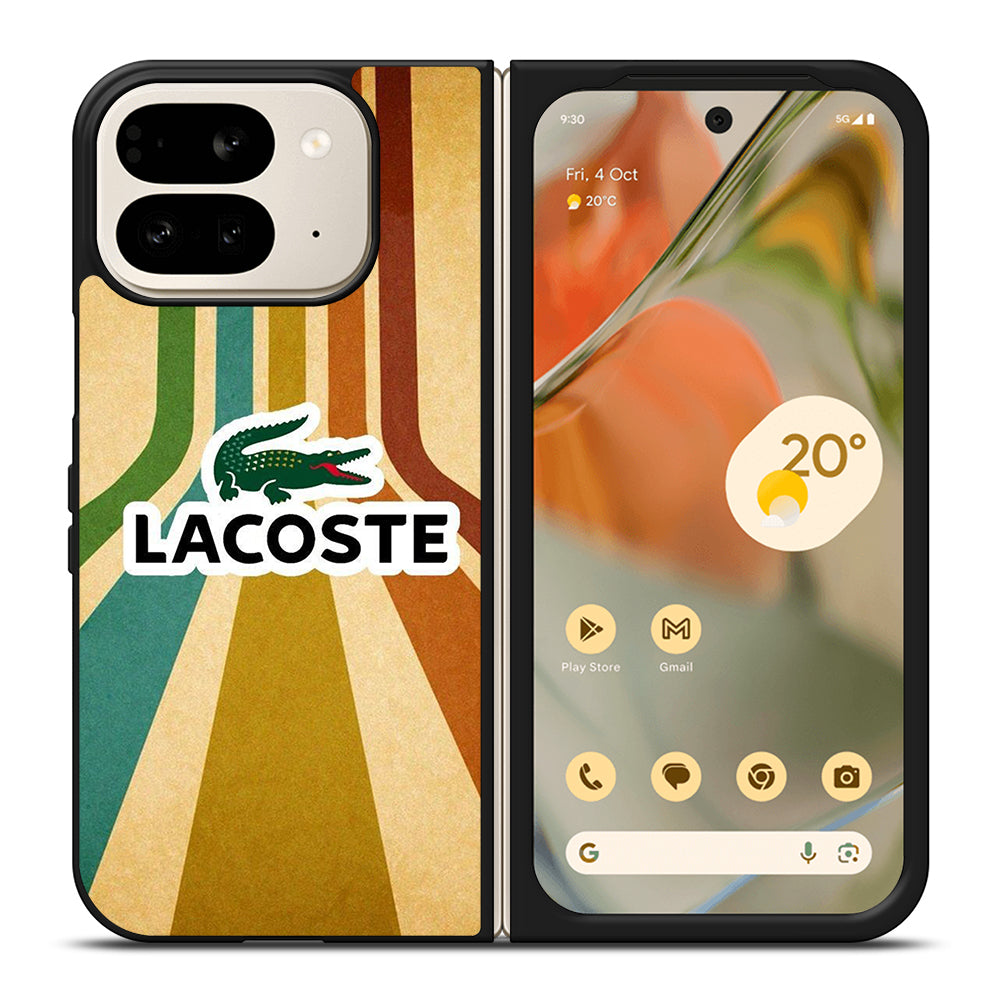 LACOSTE LOGO STRIPPE Google Pixel 9 Pro Fold Case Cover