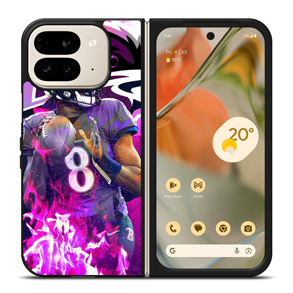 LAMAR JACKSON NFL 2 Google Pixel 9 Pro Fold Case Cover