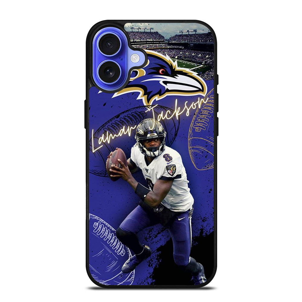 LAMAR JACKSON NFL 3 iPhone 16 Case Cover