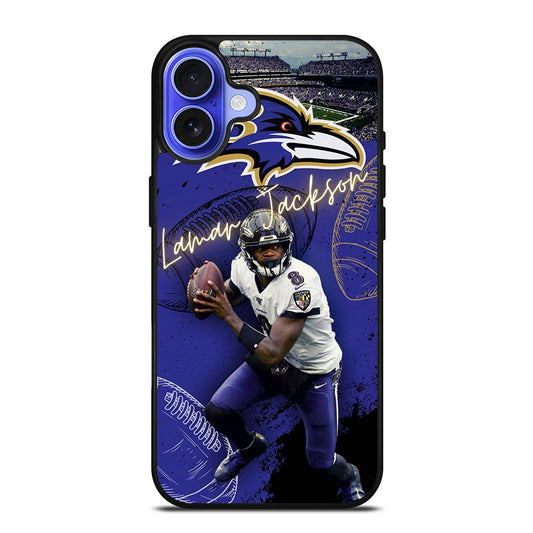 LAMAR JACKSON NFL 3 iPhone 16 Case Cover