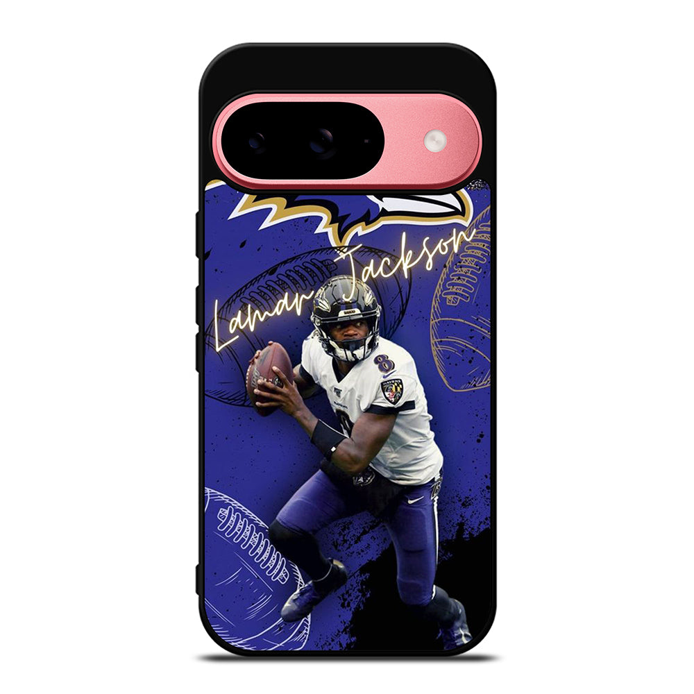 LAMAR JACKSON NFL 3 Google Pixel 9 Case Cover