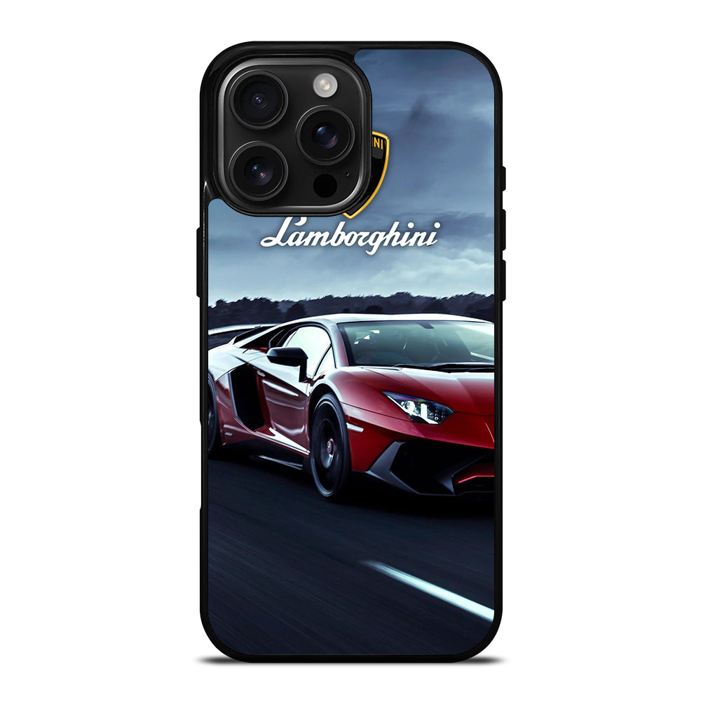 LAMBORGHINI RED CAR iPhone 16 Pro Max Case Cover