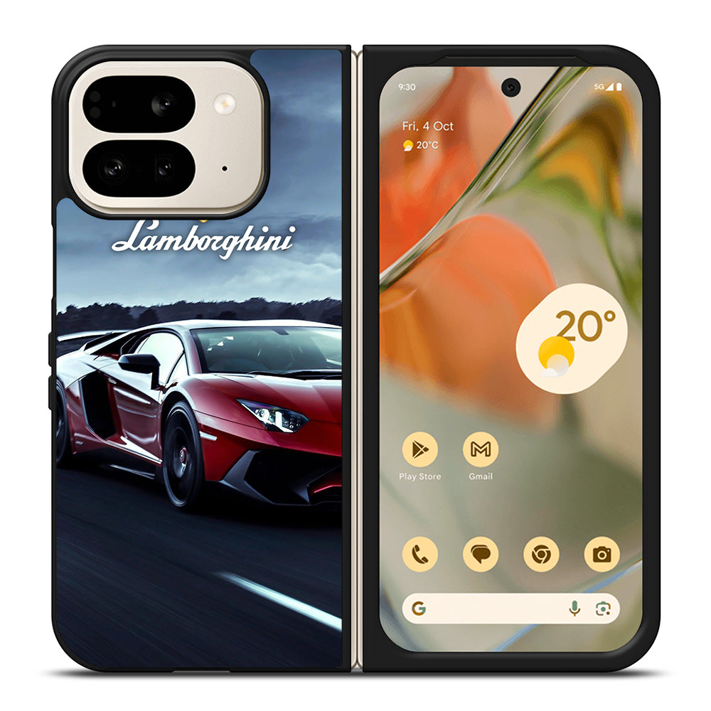 LAMBORGHINI RED CAR Google Pixel 9 Pro Fold Case Cover
