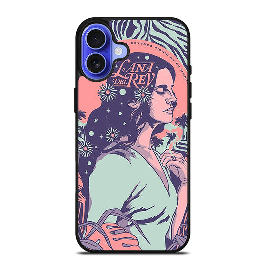 LANA DEL REY ART 2 iPhone 16 Case Cover