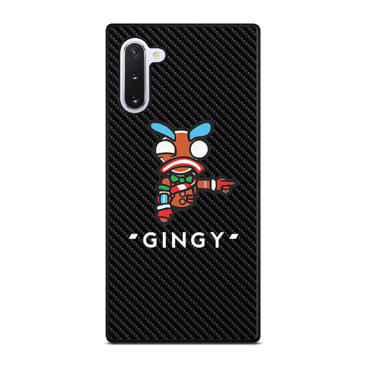 LAZARBEAM GINGY CARBON LOGO Samsung Galaxy Note 10 Case Cover