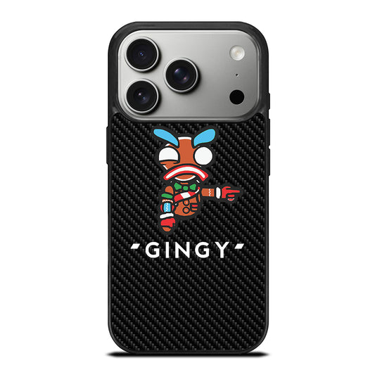 LAZARBEAM GINGY CARBON LOGO iPhone 17 Pro Case Cover