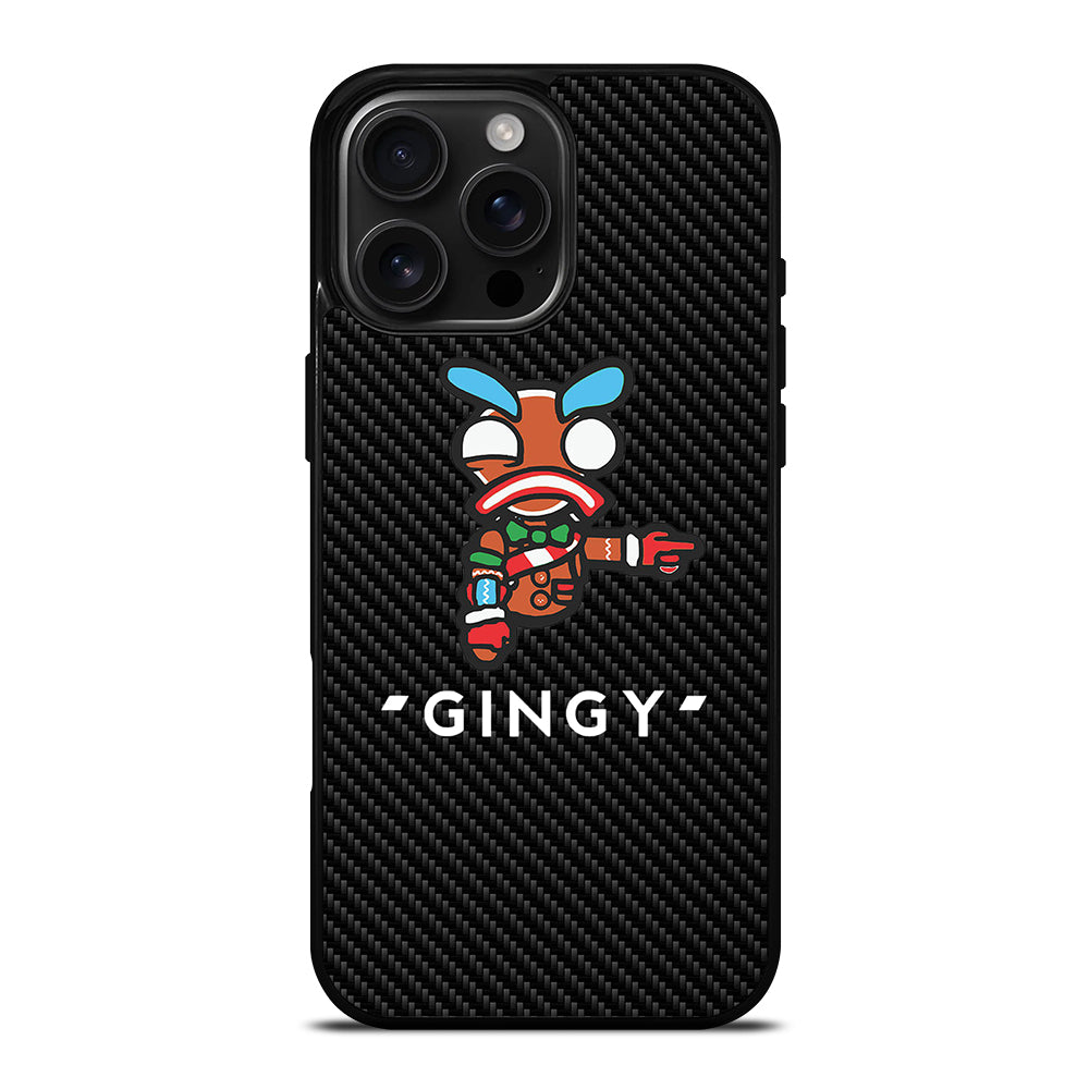 LAZARBEAM GINGY CARBON LOGO iPhone 16 Pro Max Case Cover