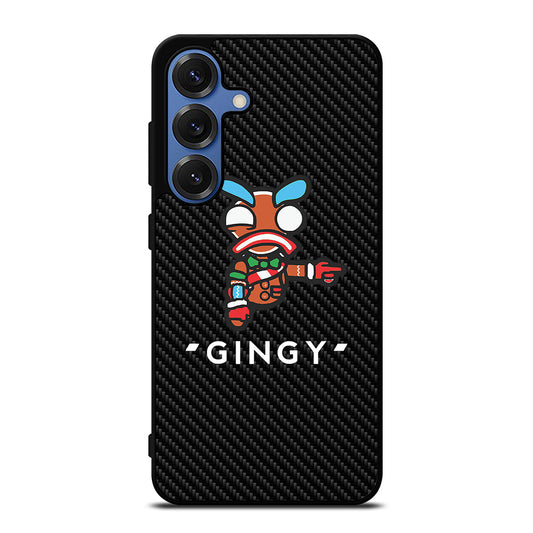 LAZARBEAM GINGY CARBON LOGO Samsung Galaxy S25 Case Cover