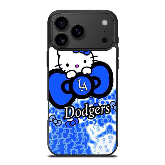LA DODGERS MLB HELLO KITTY iPhone 17 Pro Max Case Cover