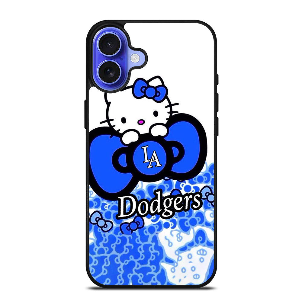 LA DODGERS MLB HELLO KITTY iPhone 16 Case Cover