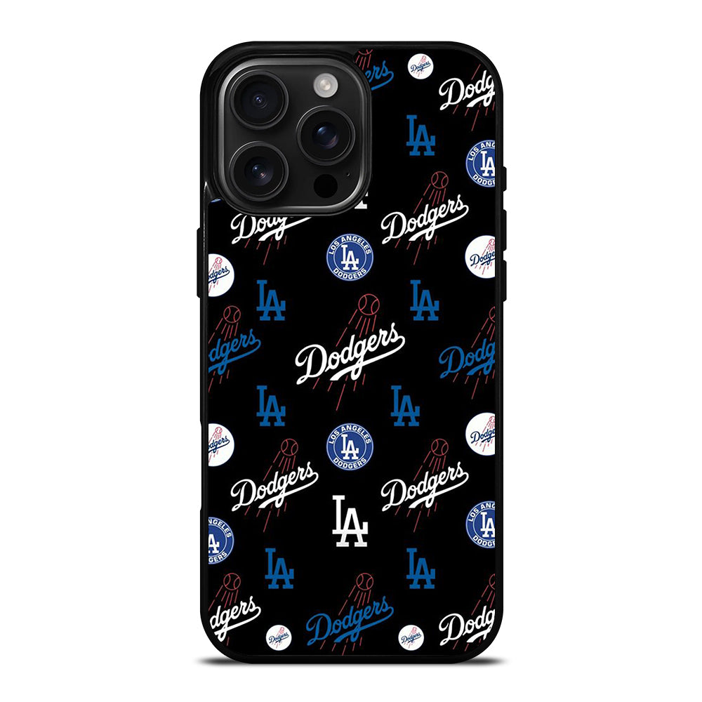 LA DODGERS PATTERN ICON iPhone 16 Pro Max Case Cover