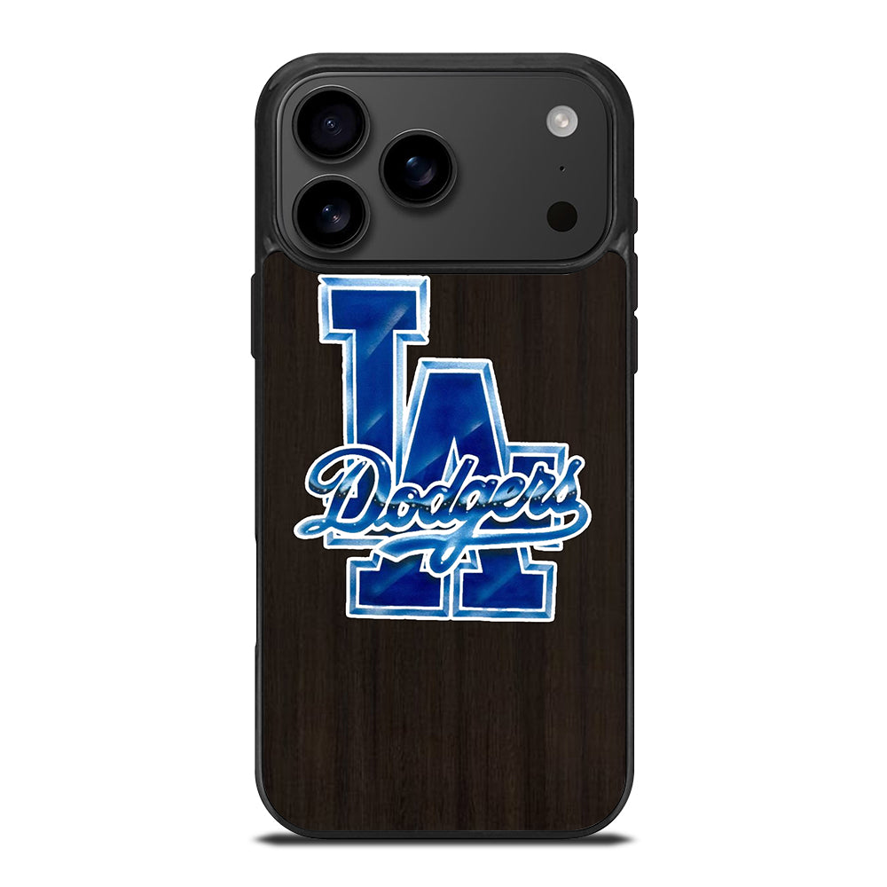 LA DODGERS WOODEN LOGO iPhone 17 Pro Max Case Cover