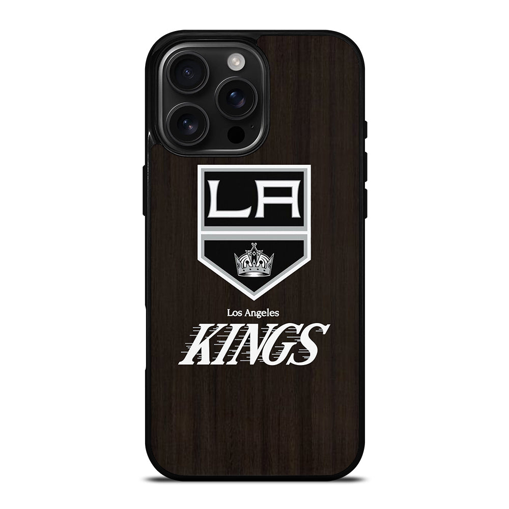 LA KINGS WOODEN iPhone 16 Pro Max Case Cover