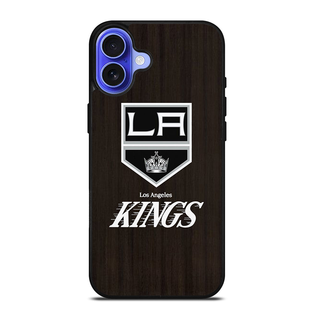 LA KINGS WOODEN iPhone 16 Case Cover