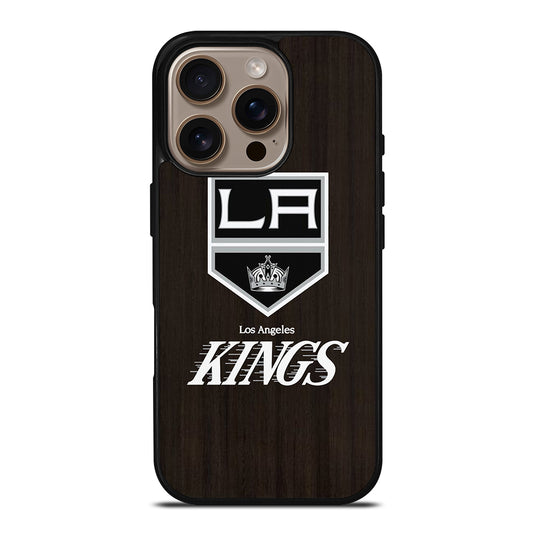 LA KINGS WOODEN iPhone 16 Pro Case Cover