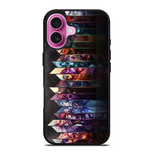LEAGUE OF LEGENDS ALL CHAMPIONS iPhone 16 Plus Case Cover