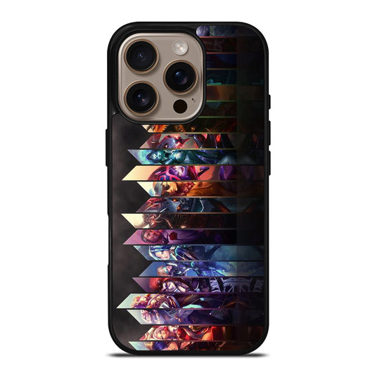 LEAGUE OF LEGENDS ALL CHAMPIONS iPhone 16 Pro Case Cover