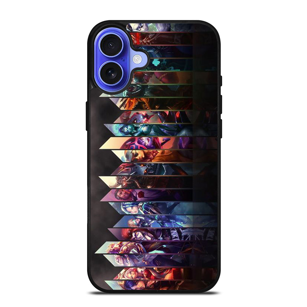 LEAGUE OF LEGENDS ALL CHAMPIONS iPhone 16 Case Cover