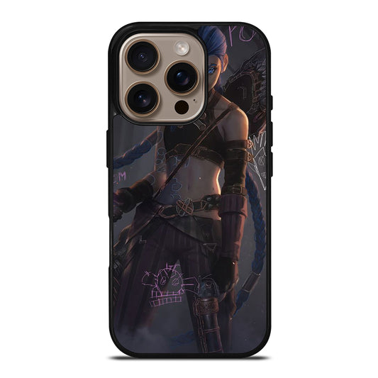 LEAGUE OF LEGENDS JINX ART iPhone 16 Pro Case Cover