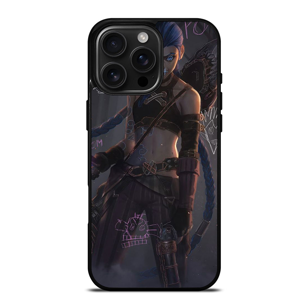 LEAGUE OF LEGENDS JINX ART iPhone 16 Pro Max Case Cover