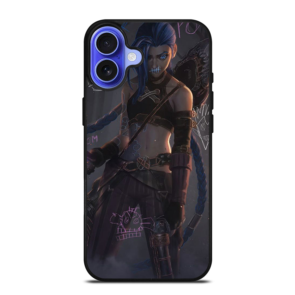 LEAGUE OF LEGENDS JINX ART iPhone 16 Case Cover