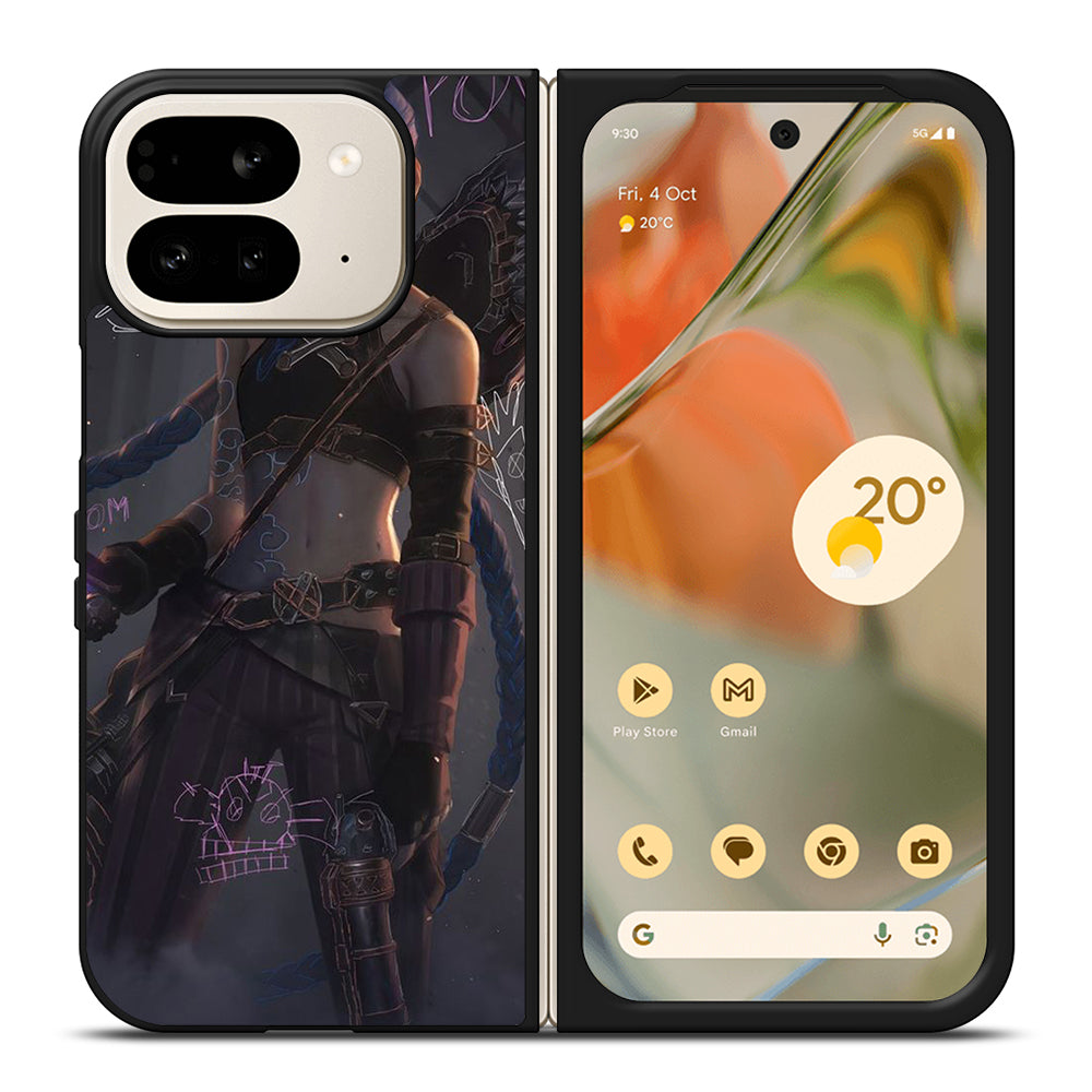 LEAGUE OF LEGENDS JINX ART Google Pixel 9 Pro Fold Case Cover