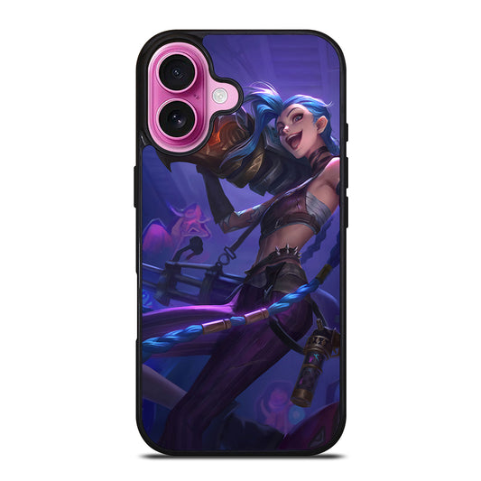 LEAGUE OF LEGENDS JINX GAME iPhone 16 Plus Case Cover
