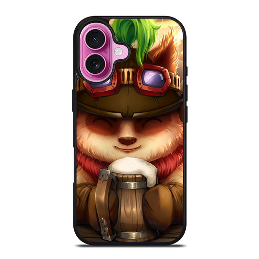 LEAGUE OF LEGENDS TEEMO CUTE iPhone 16 Plus Case Cover