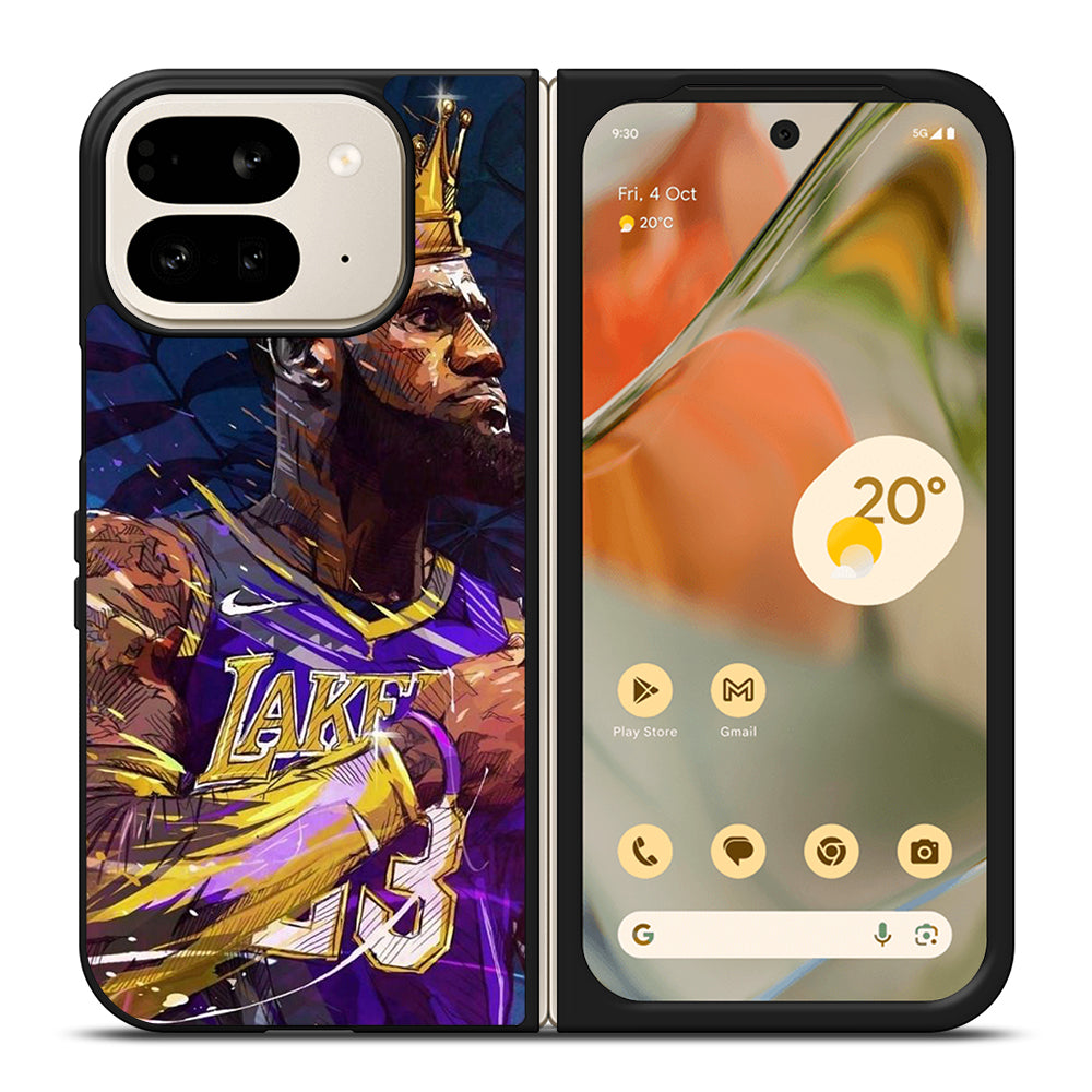 LEBRON JAMES KING ART Google Pixel 9 Pro Fold Case Cover