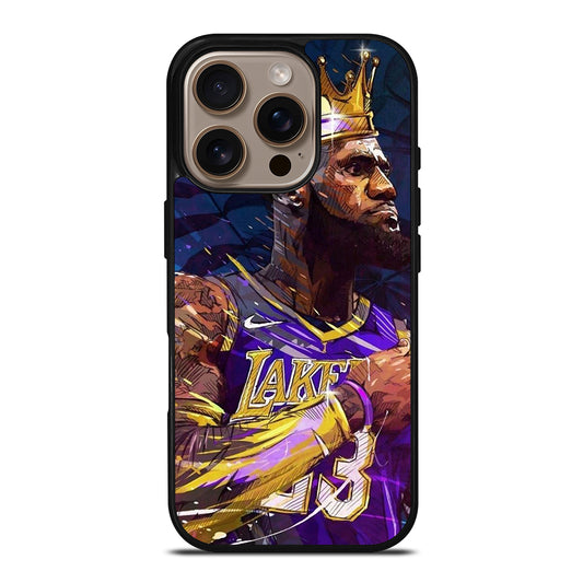 LEBRON JAMES KING ART iPhone 16 Pro Case Cover