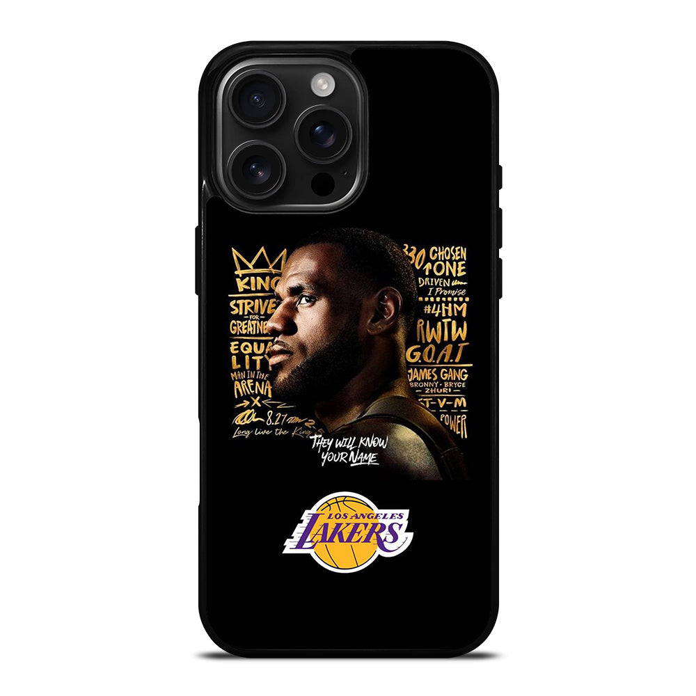 LEBRON JAMES QUOTE iPhone 16 Pro Max Case Cover
