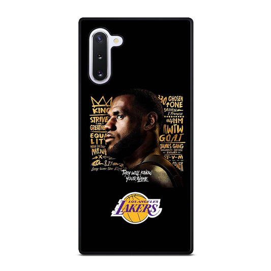 LEBRON JAMES QUOTE Samsung Galaxy Note 10 Case Cover