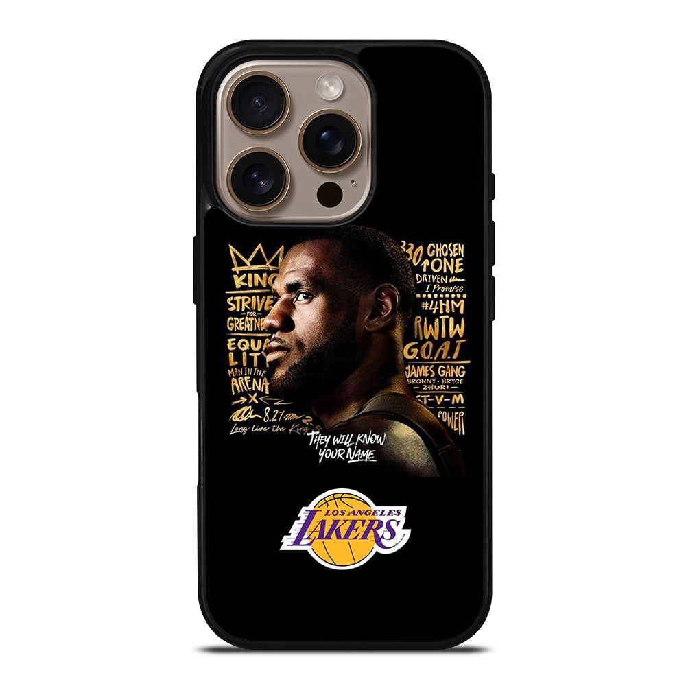 LEBRON JAMES QUOTE iPhone 16 Pro Case Cover