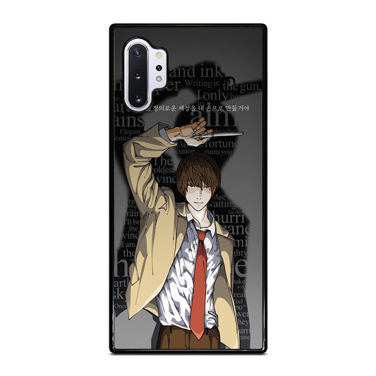 LIGHT YAGAMI DEATH NOTE ANIME 2 Samsung Galaxy Note 10 Plus Case Cover
