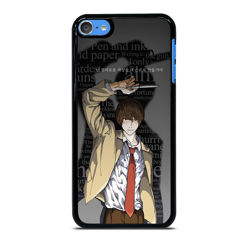 LIGHT YAGAMI DEATH NOTE ANIME 2 iPod Touch 7 Case Cover