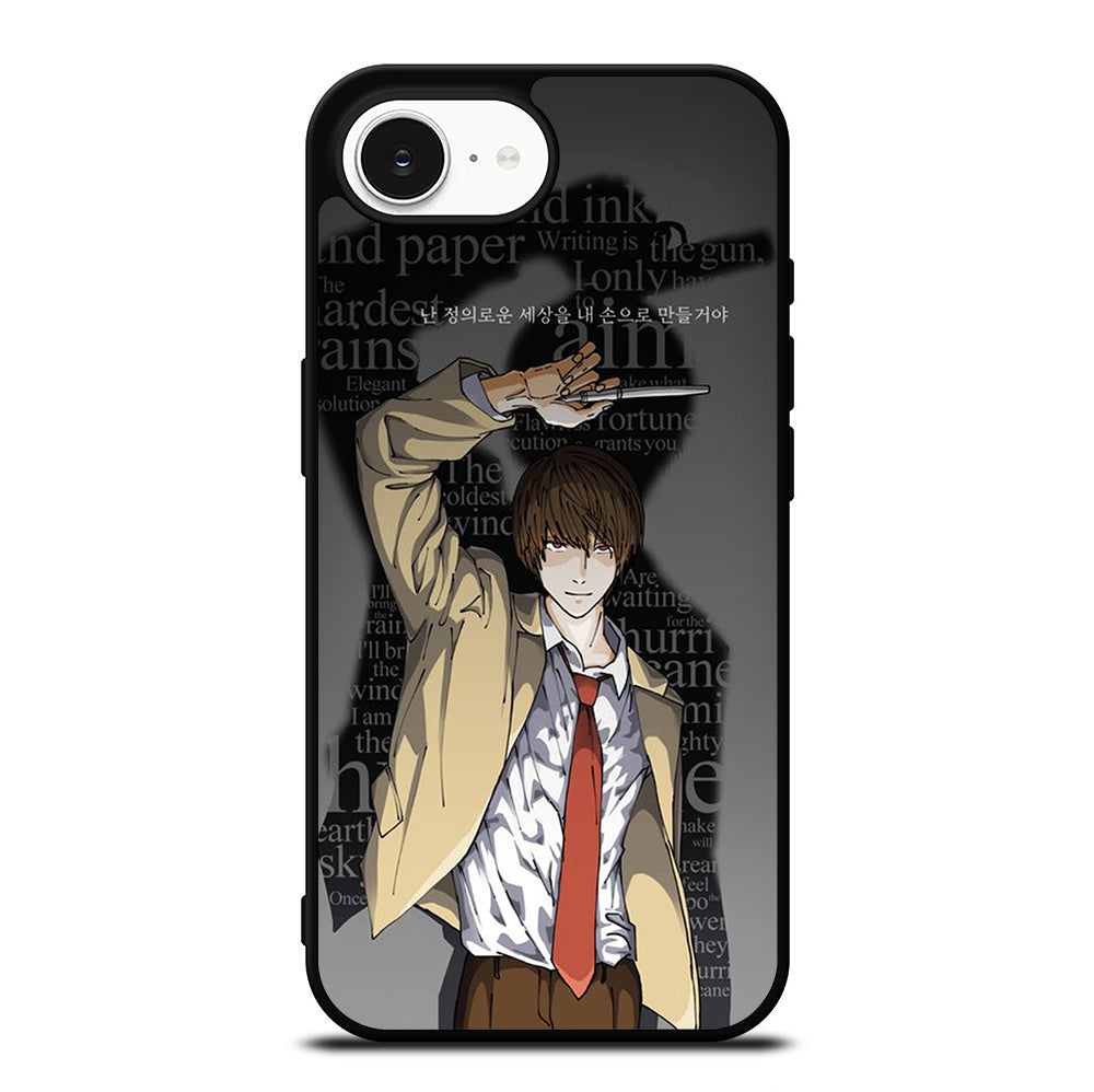 LIGHT YAGAMI DEATH NOTE ANIME 2 iPhone 16e Case Cover
