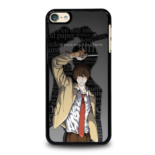 LIGHT YAGAMI DEATH NOTE ANIME 2 iPod Touch 6 Case Cover