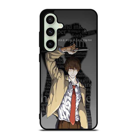 LIGHT YAGAMI DEATH NOTE ANIME 2 Samsung Galaxy S24 FE Case Cover