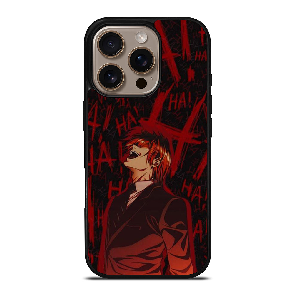 LIGHT YAGAMI DEATH NOTE ANIME 3 iPhone 16 Pro Case Cover