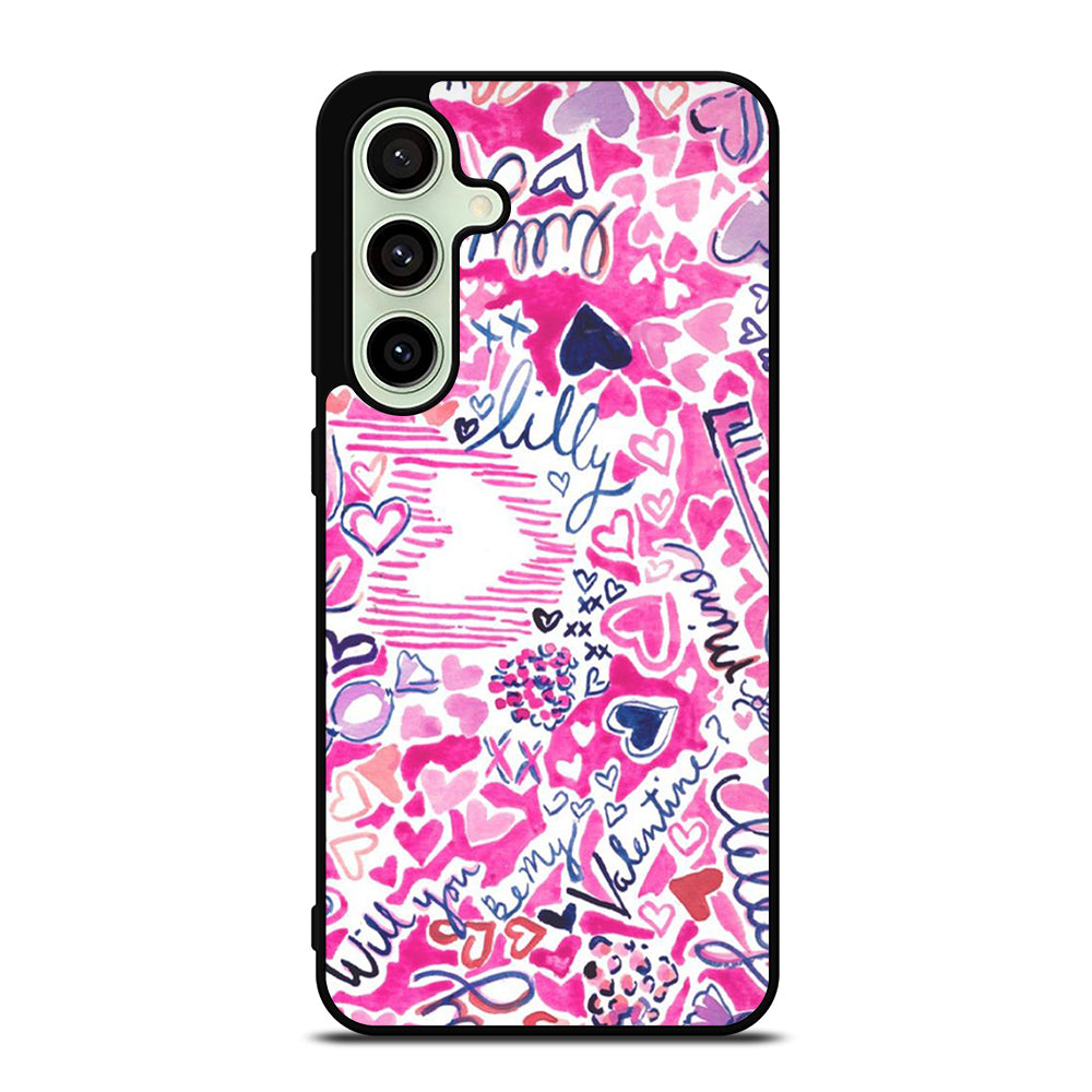 LILLY PULITZER LOVE PATTERN Samsung Galaxy S24 FE Case Cover