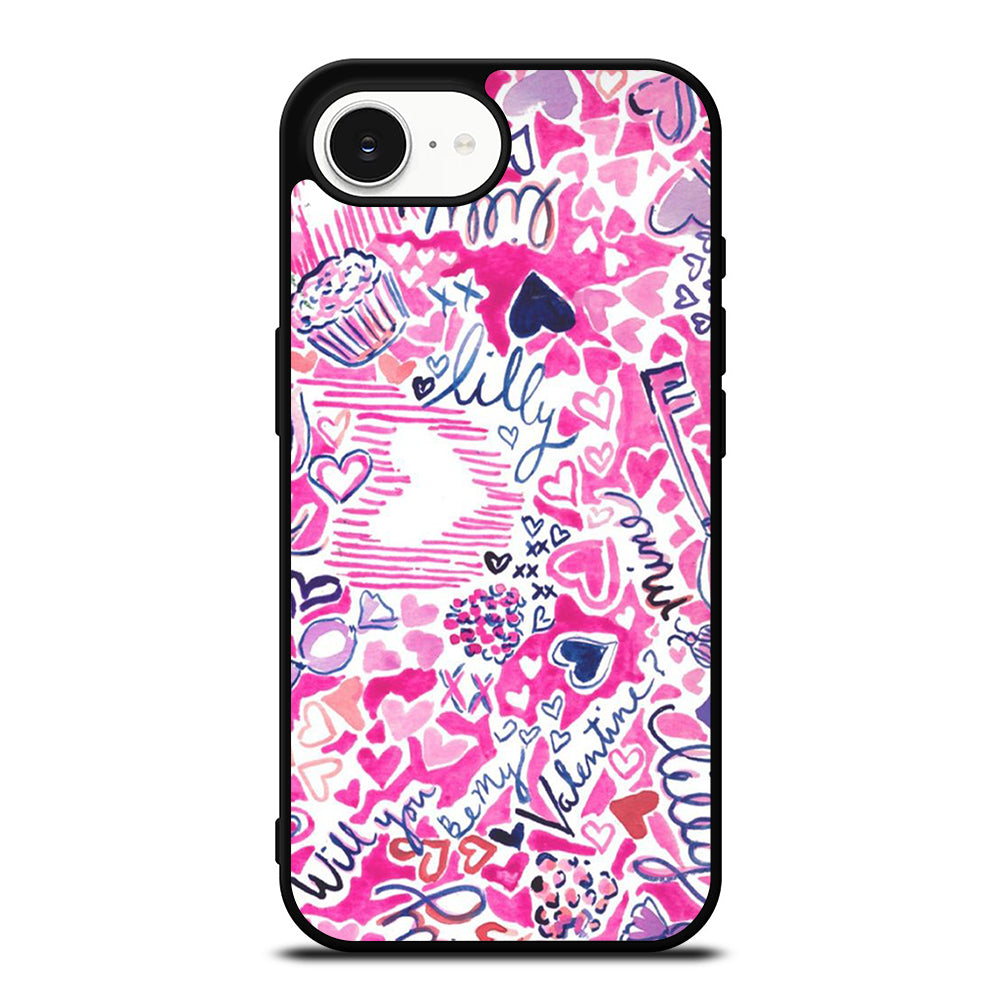 LILLY PULITZER LOVE PATTERN iPhone 16e Case Cover