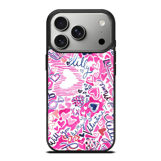 LILLY PULITZER LOVE PATTERN iPhone 17 Pro Case Cover