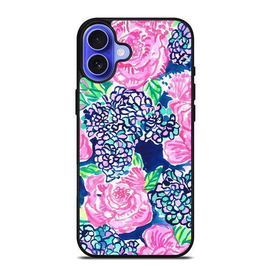 LILLY PULITZER ROSE FLOWER iPhone 16 Case Cover