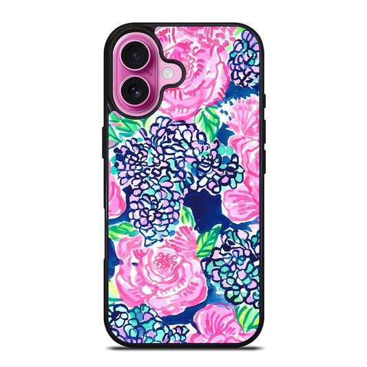LILLY PULITZER ROSE FLOWER iPhone 16 Plus Case Cover
